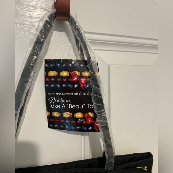 New! Brighton Holiday Take a “Beau” Tote Bold Jewel Tone Ribbon Bow Design NWT! - Picture 8 of 9